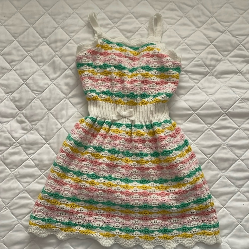 Janie and Jack The Crochet Away Dress size 3T